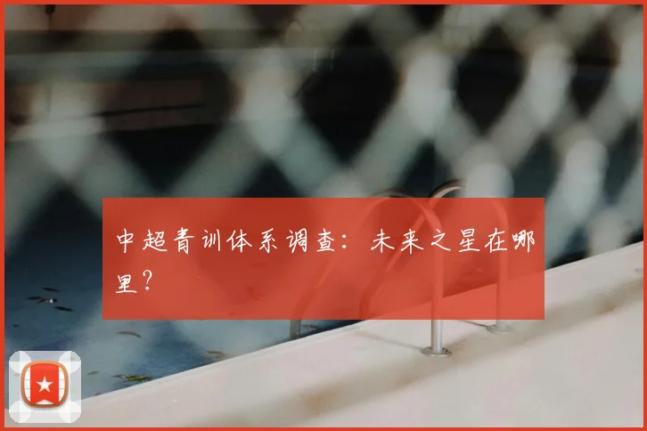 中超青训体系调查:未来之星在哪里?